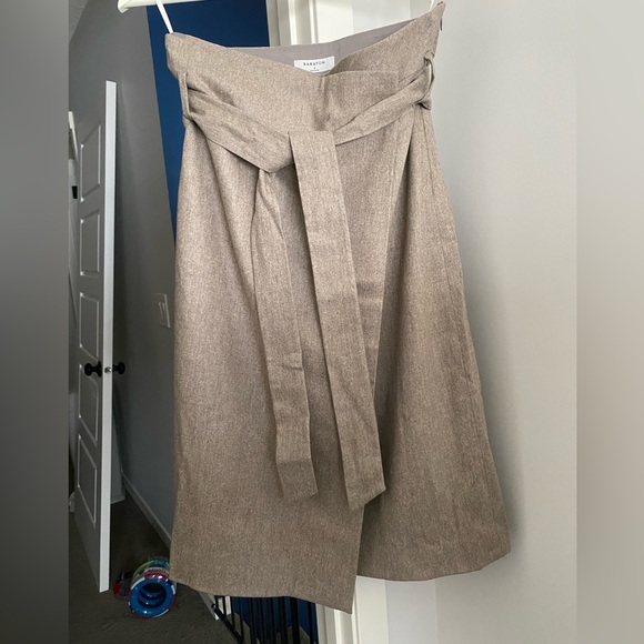 Babaton Karl Wool Cashmere Skirt - Picture 4 of 4